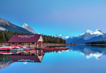 10 Natural Wonders to Explore During Alberta Trip: Lakes, Parks & Wildlife Maligne Lake Boat House